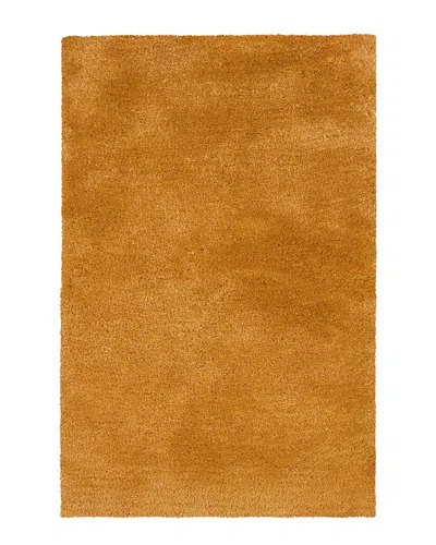 Stylehaven Pelusa Shag Hand-made Rug In Yellow