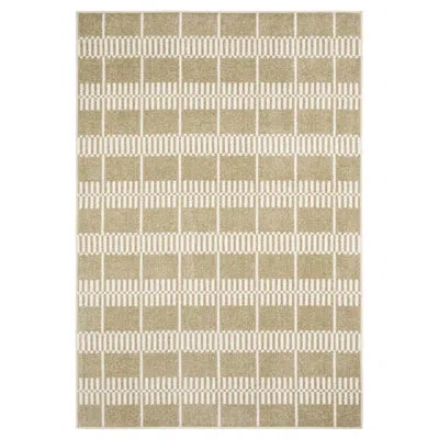 Stylehaven Quince Scandinavian Modern Grid Beige/ Ivory Area Rug