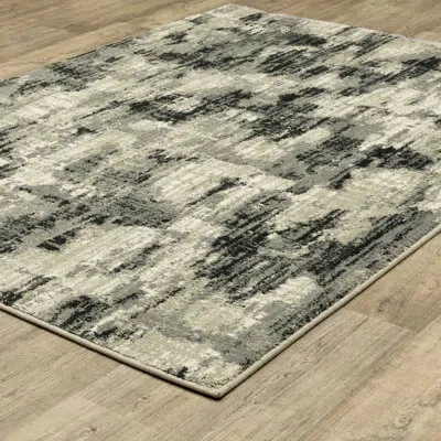 Stylehaven Sloane Contemporary Abstract Grey/ Beige Indoor Area Rug In Beige;gray