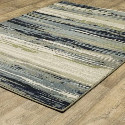 Stylehaven Sloane Modern Abstract Blue/ Green Indoor Area Rug