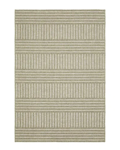 Stylehaven Tropic Geometric Striped Ultimate Performance Area Rug In Gray