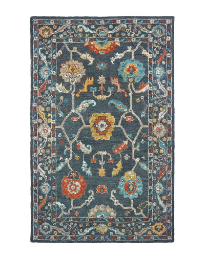 Stylehaven Zephyr Hand-tufted Wool Rug In Blue
