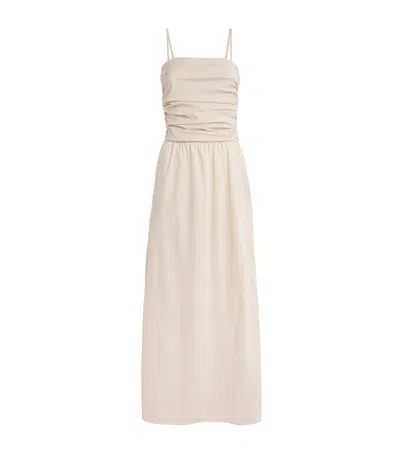 Stylein Cotton-blend Jamila Maxi Dress In Neutral