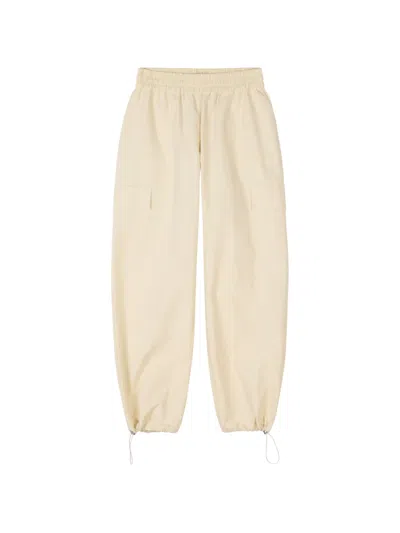 STYLEIN SHEA DRAWSTRING-CUFF ELASTICATED CARGO PANTS