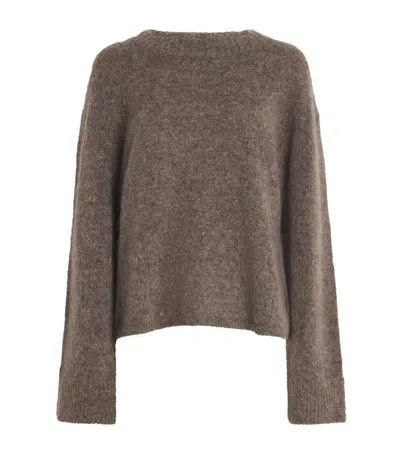 Stylein Mohair-blend Niclas Sweater In Brown