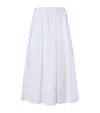 Stylein Organic Cotton Jorina Midi Skirt In White
