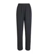 Stylein Pinstripe Belicia Trousers In Black