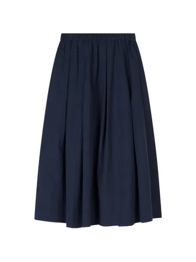 Stylein Sorina Elasticated Skirt In Blue