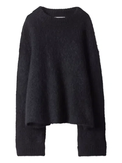 Stylein Wide-sleeve Jumper In Black
