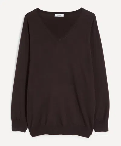 Stylein Women's Heramina Relaxed Jumper In Brown