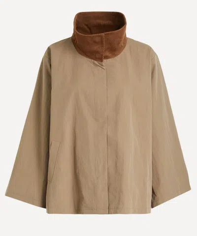 Stylein Women'size S Salerno Army Green Jacket In Brown