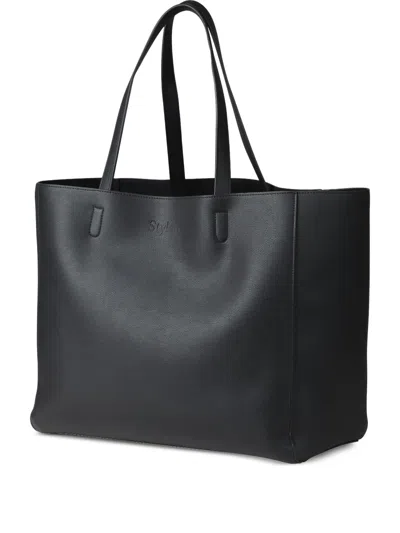 Stylein Yacht Leather Tote Bag In Black