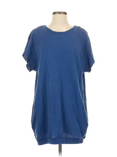 Pre-owned Stylemint Poncho In Blue
