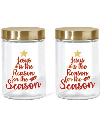 Stylesetter Jesus Is The Reason For The Season 44oz Glass Jar In Multi