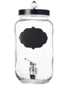 Stylesetter Manchester 1 Gallon Glass Beverage Dispenser In Transparent