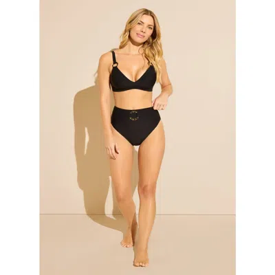 Stylest Dreamlift Chain Ring Push-up Bikini Top In Multi