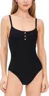 Stylest Dreamsculpt Bodysuit With Snaps Caviar In Caviar