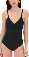 Stylest Dreamsculpt Push Up Plunge Suit Caviar In Caviar