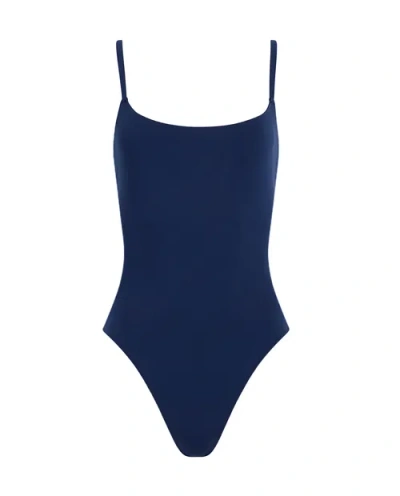 Stylest Dreamsculpt Swim Bodysuit In Blue