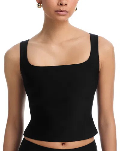 Stylest Dreamsculpt Tankini Top In Black
