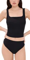 Stylest Dreamsculpt Tankini Top In Caviar