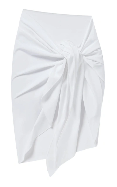 Stylest Sculpting Swim Sarong In White