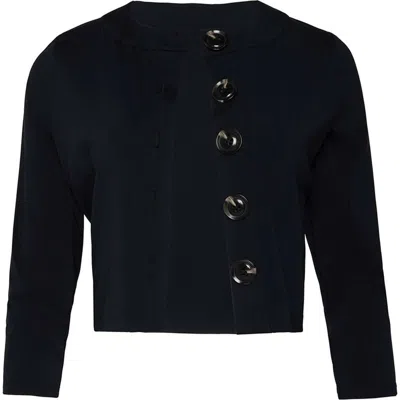 Stylest Spf+ Swim Cardigan In Black