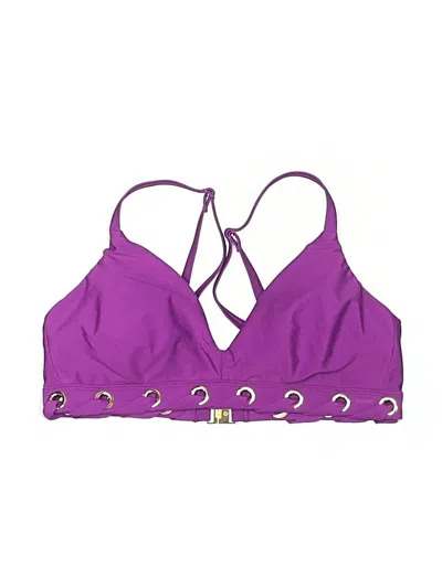 Pre-owned Stylest Swimsuit Top Purple Swimwear