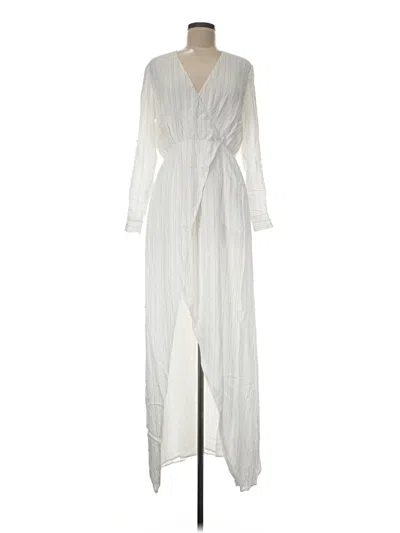 Pre-owned Stylestalker Casual Dress In White