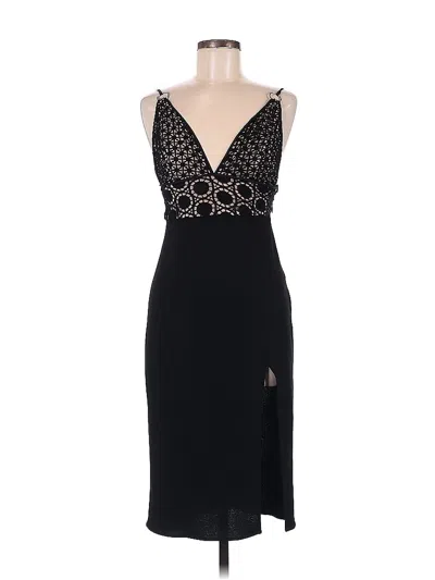 Pre-owned Stylestalker Cocktail Dress In Black