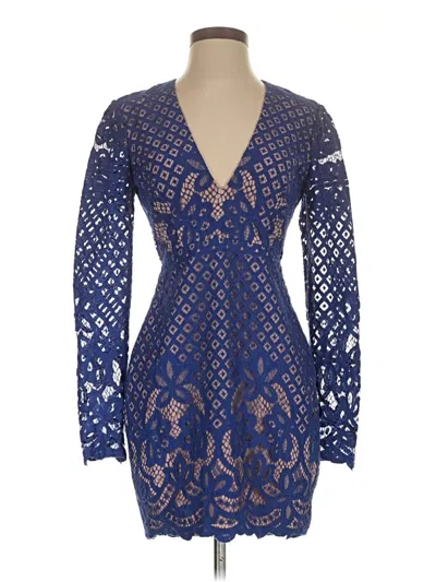 Pre-owned Stylestalker Cocktail Dress In Blue