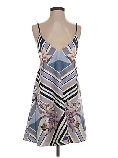 Pre-owned Stylestalker Cocktail Dress In Purple