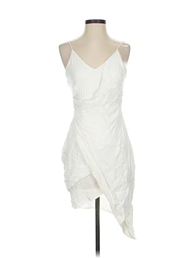 Pre-owned Stylestalker Cocktail Dress In White