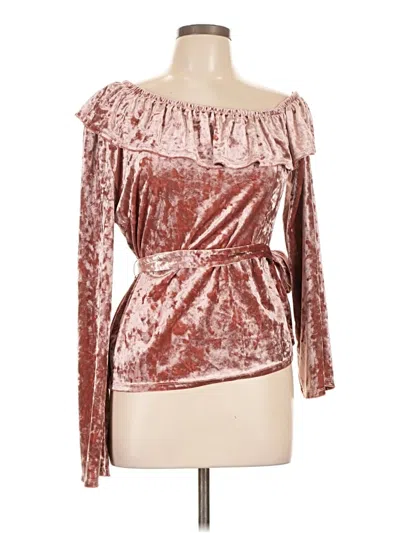 Pre-owned Stylestalker Long Sleeve Blouse In Pink