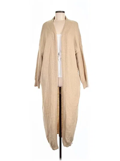 Pre-owned Stylewe Cardigan Sweater In Tan