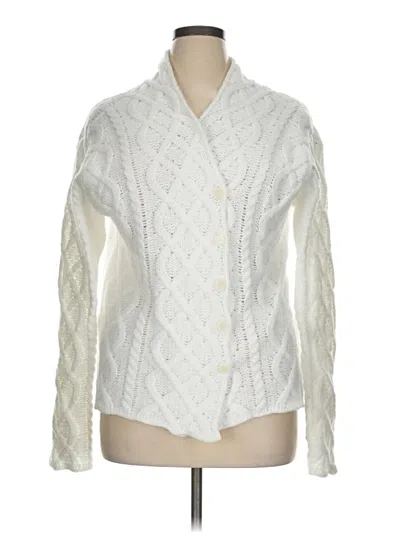 Pre-owned Stylewe Cardigan Sweater In White
