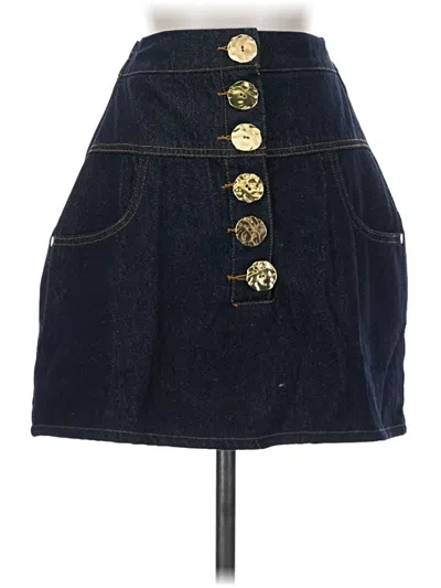Pre-owned Stylewe Denim Skirt In Blue