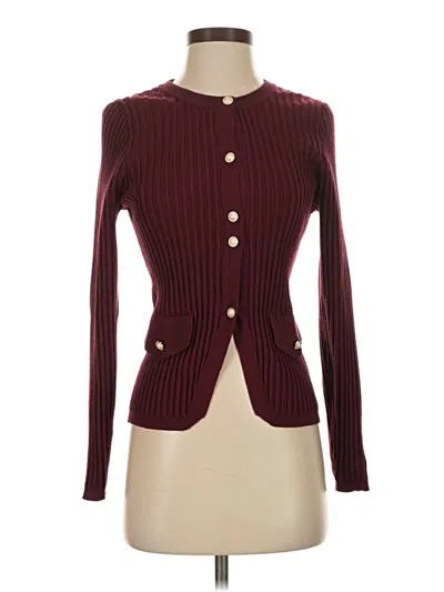 Pre-owned Stylewe Jacket In Burgundy
