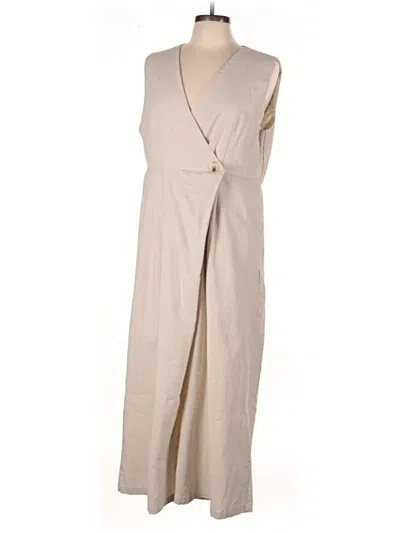 Pre-owned Stylewe Jumpsuit In Tan