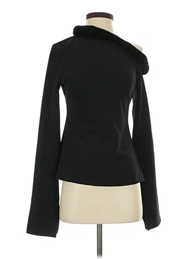 Pre-owned Stylewe Long Sleeve Top Black One Shoulder Neckline Tops
