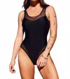 Stylish Swimwear One Piece Swimsuit In Black