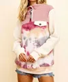 Stylish Wholesale Marble Pullover In Mauve