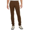 Stylus 5 Pocket Mens Skinny Fit Flat Front Pant In Brown