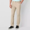 Stylus 5 Pocket Pant Mens Slim Fit Flat Front Pant In Sand