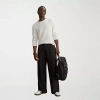 Stylus At Ease Wide Leg\n Mens Pleated Pant In Black