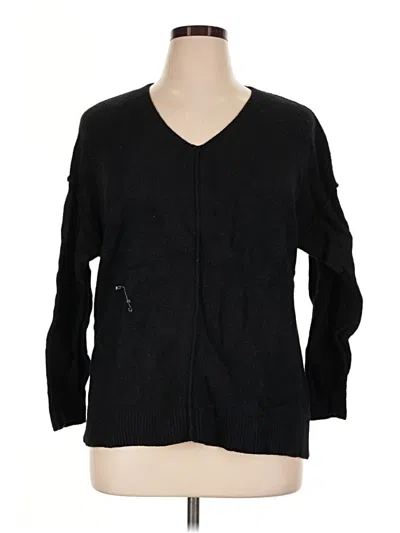 Pre-owned Stylus Cardigan Sweater In Black