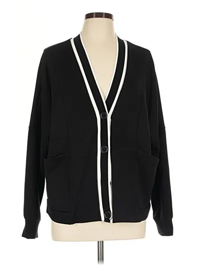Pre-owned Stylus Cardigan Sweater In Black