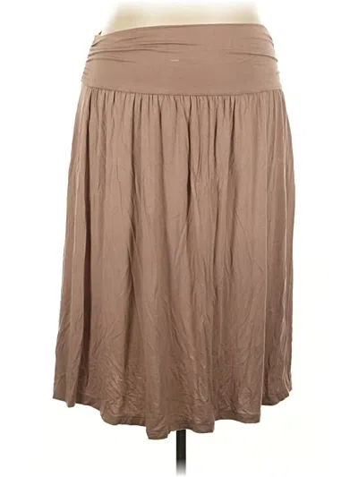 Pre-owned Stylus Casual Skirt In Brown