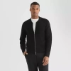 Stylus Fine Gauge Mens Long Sleeve Pullover Sweater In Black