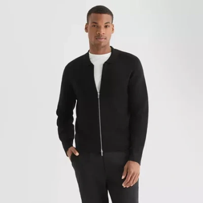 Stylus Fine Gauge Mens Long Sleeve Pullover Sweater In Black